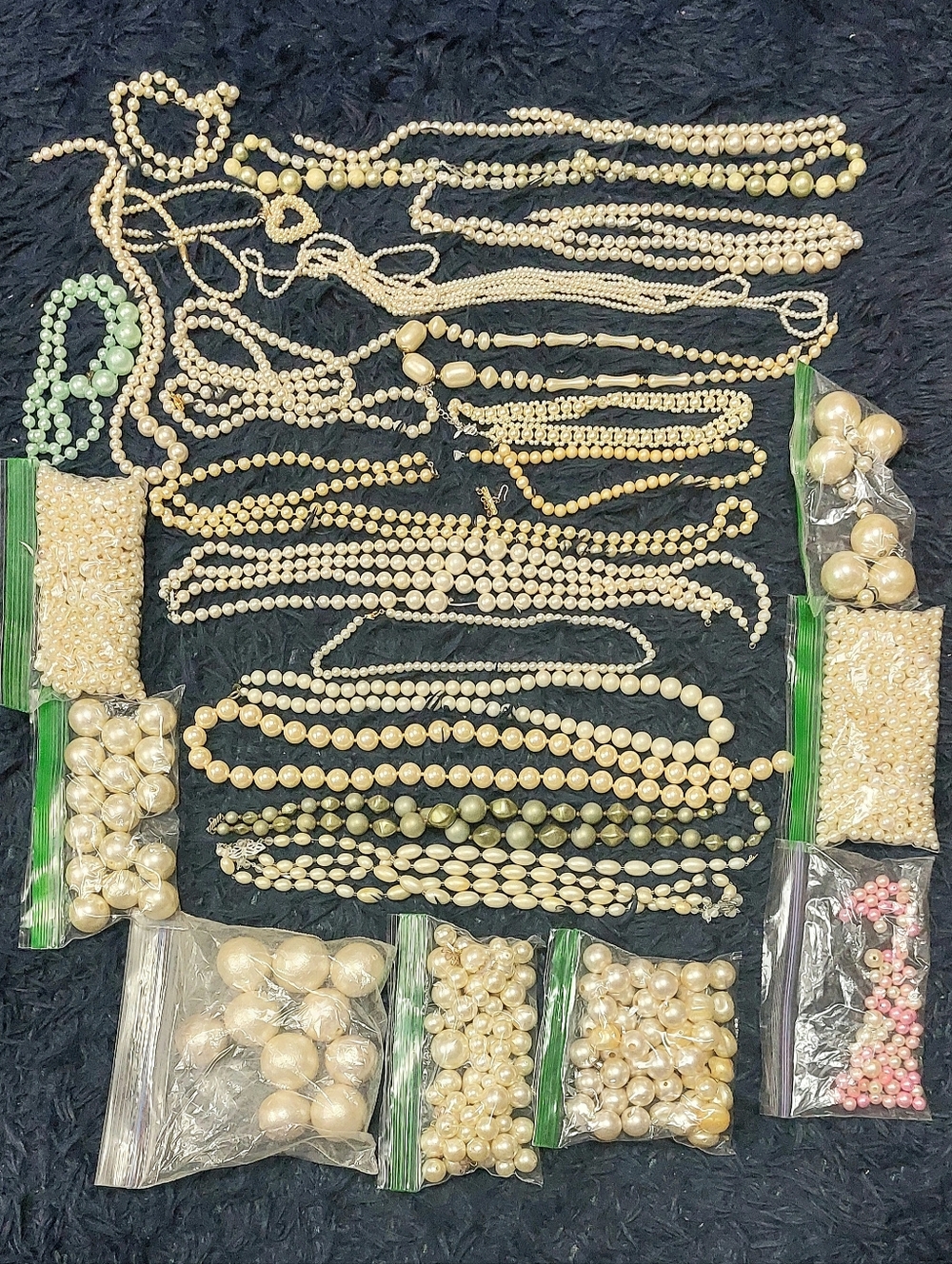 Pearl Strand Beads Vintage Lot - 3+ Lbs.